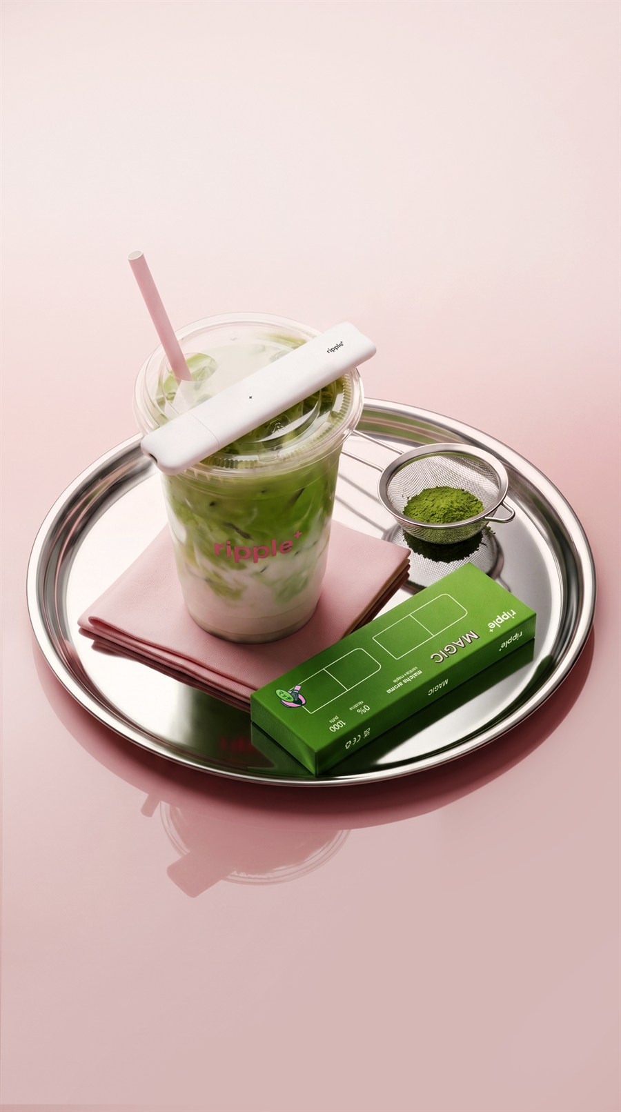 Ripple+ MAGIC matcha key visual